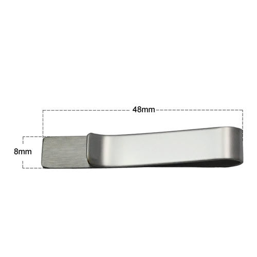 Cross border men's tie clip, stainless steel tie clip, personalized engraved logo