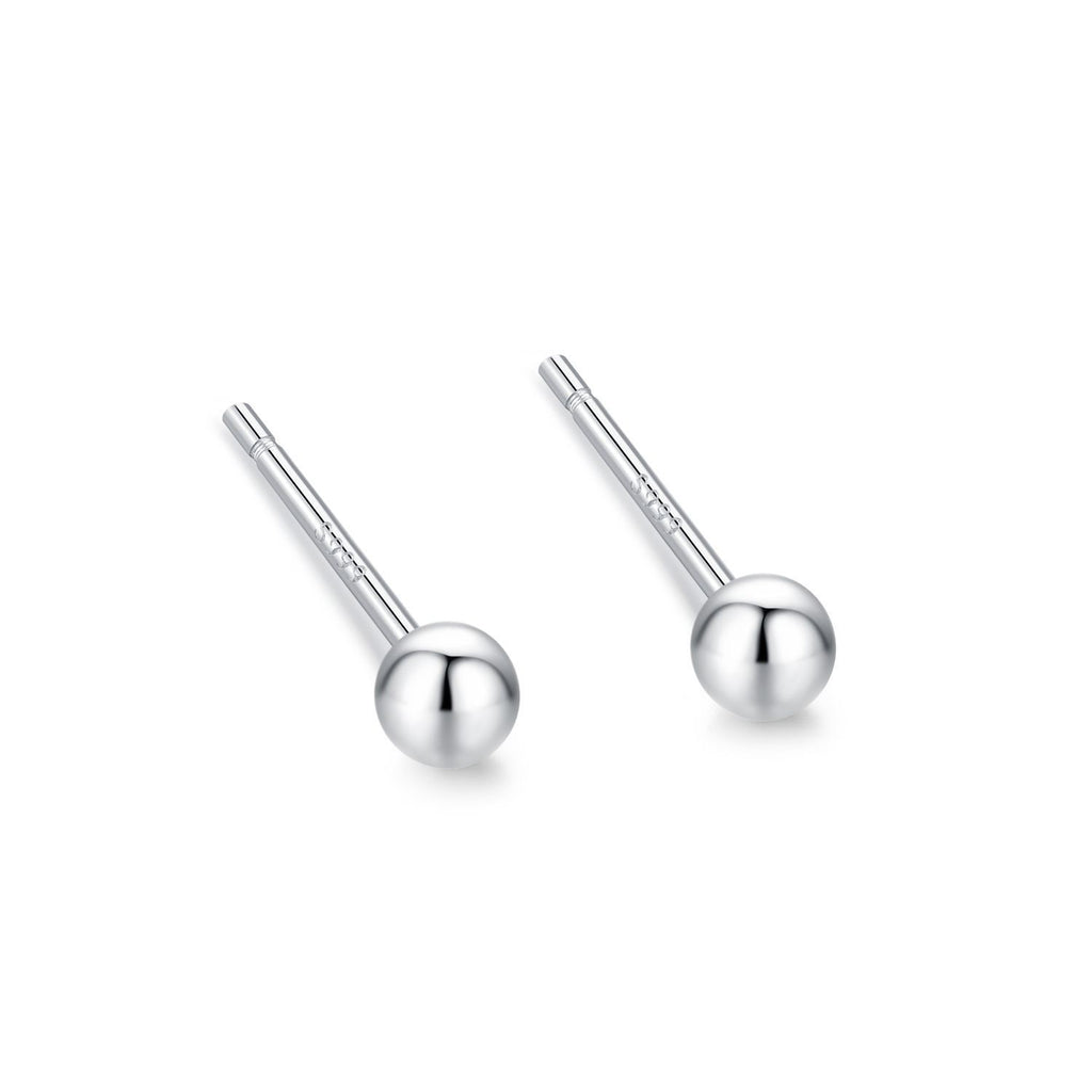 S999 pure silver foot silver simple ear hole, one week earrings, female ear bone temperament, niche, non removable earrings, ear sticks, earrings, accessories