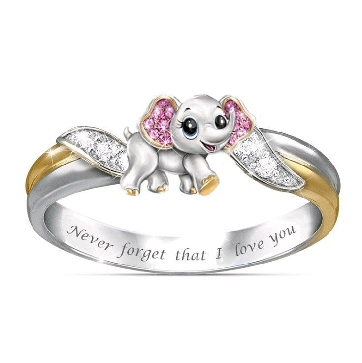 Wish Cross border New Hot selling Ring, European and American Popular Bee Engraved Ring, Creative Animal Shaped Women's Jewelry