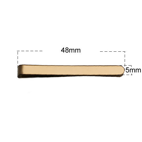 Cross border men's tie clip, stainless steel tie clip, personalized engraved logo