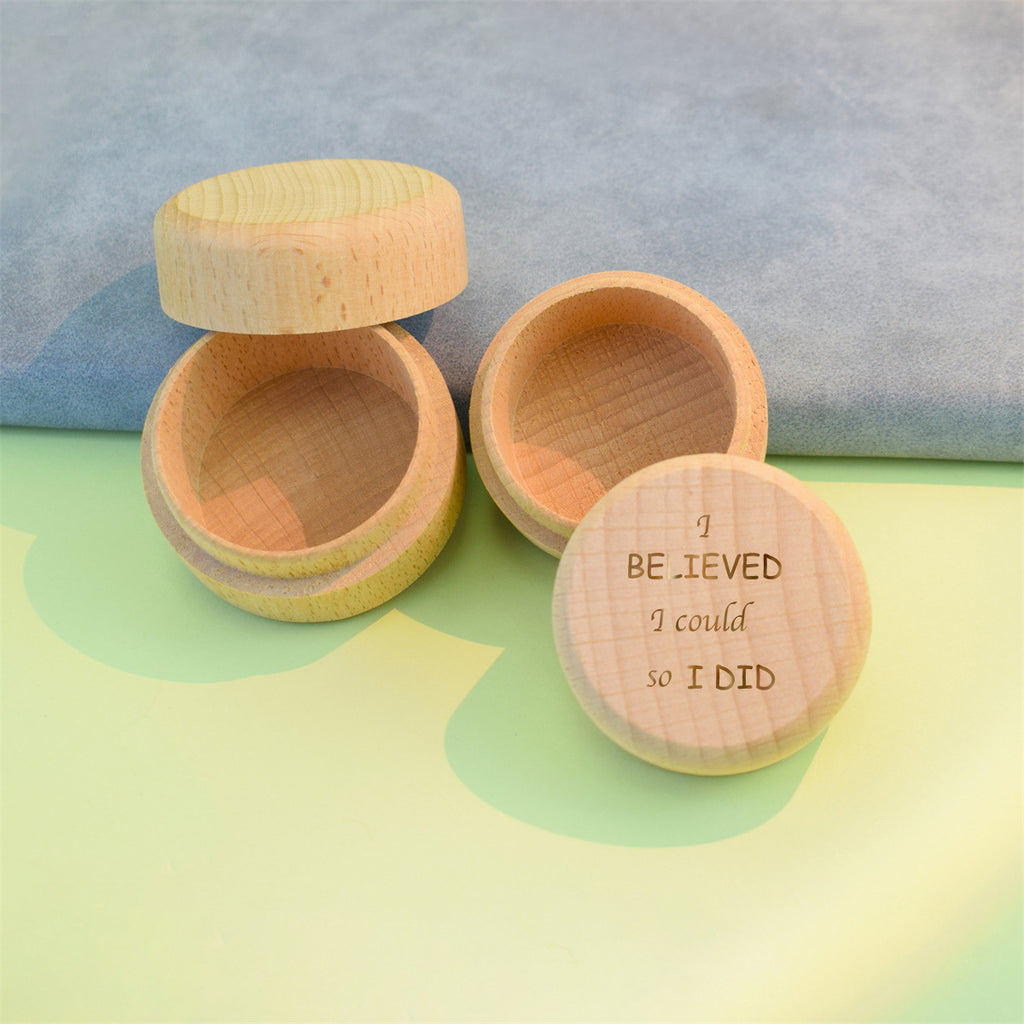 Wooden box, European and American name engraved necklace, earrings, rings, cufflinks, box can be customized