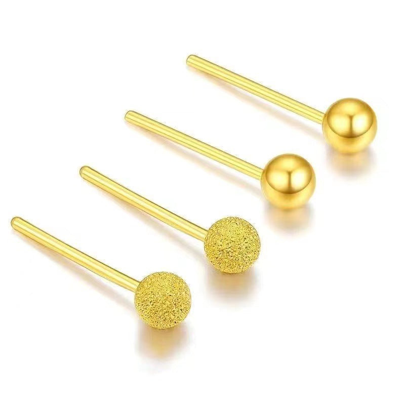 S999 pure silver earrings with feminine temperament, Korean personality, simple love, stars, light luxury, high-end feeling, earrings, retro earrings