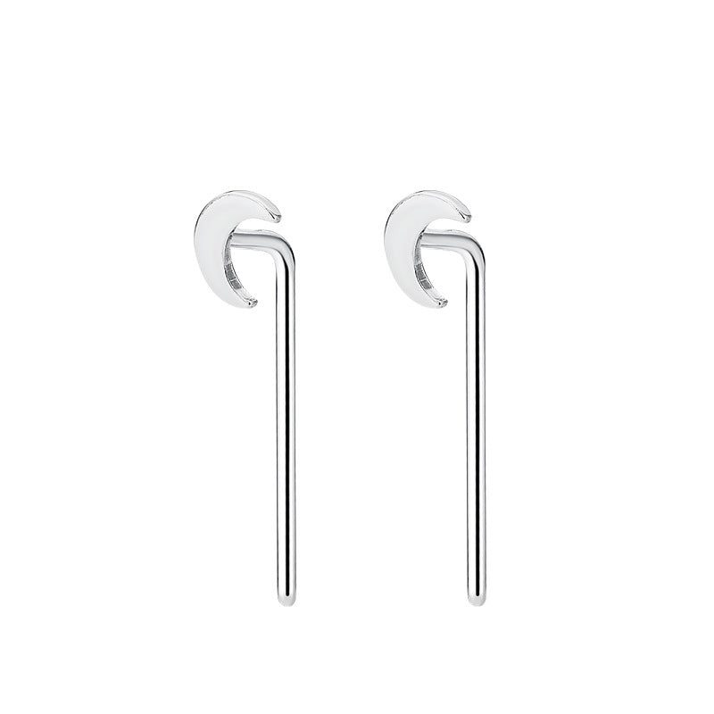 New S999 Fashionable and Simple Ins Style Snowflake Love Clover Female Ear Hook Earnail