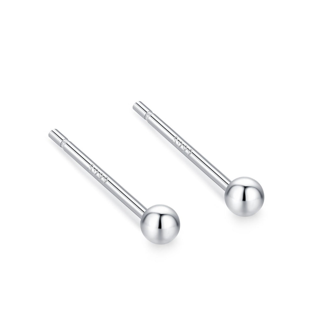 S999 pure silver foot silver simple ear hole, one week earrings, female ear bone temperament, niche, non removable earrings, ear sticks, earrings, accessories