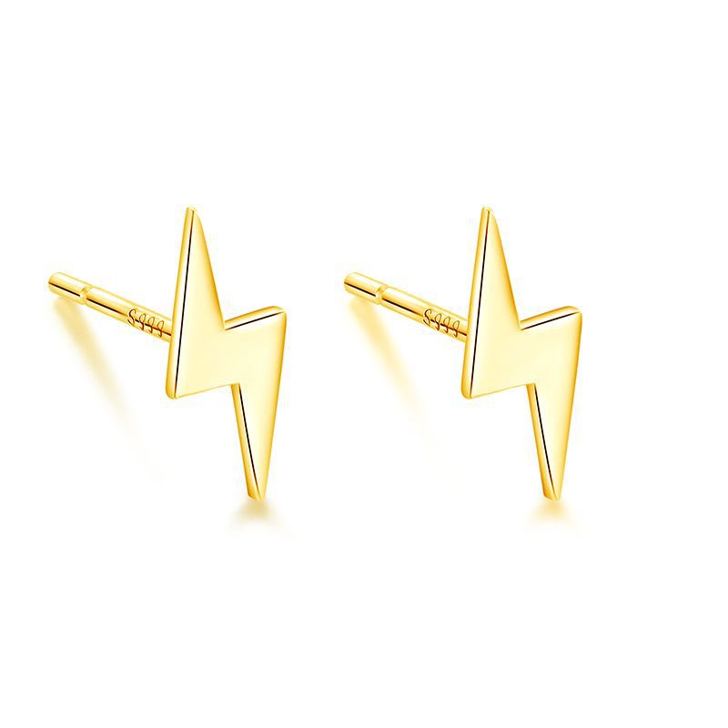 S999 pure silver earrings with feminine temperament, Korean personality, simple love, stars, light luxury, high-end feeling, earrings, retro earrings