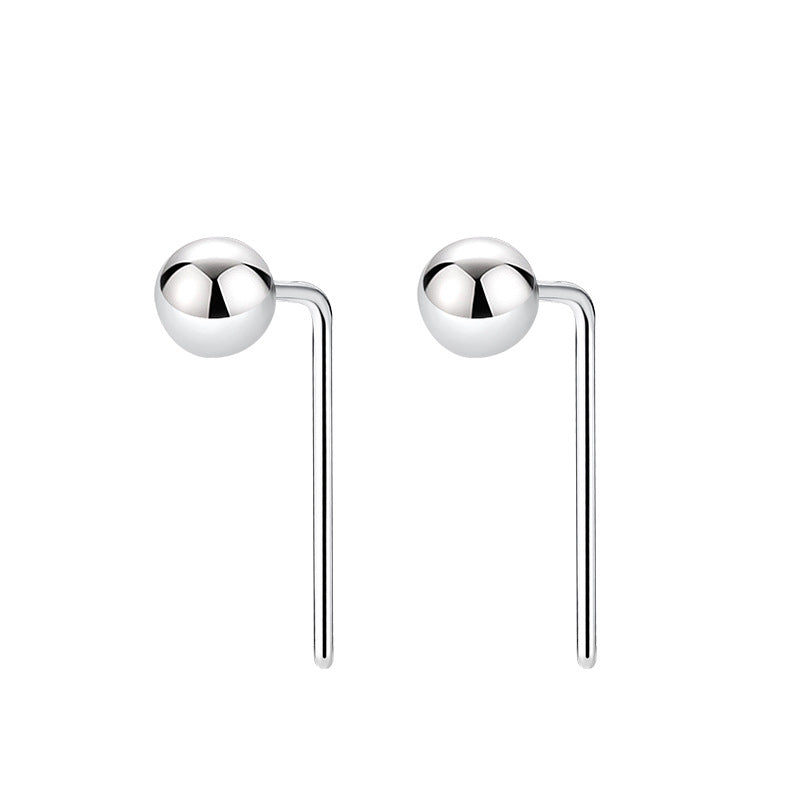 New S999 Fashionable and Simple Ins Style Snowflake Love Clover Female Ear Hook Earnail