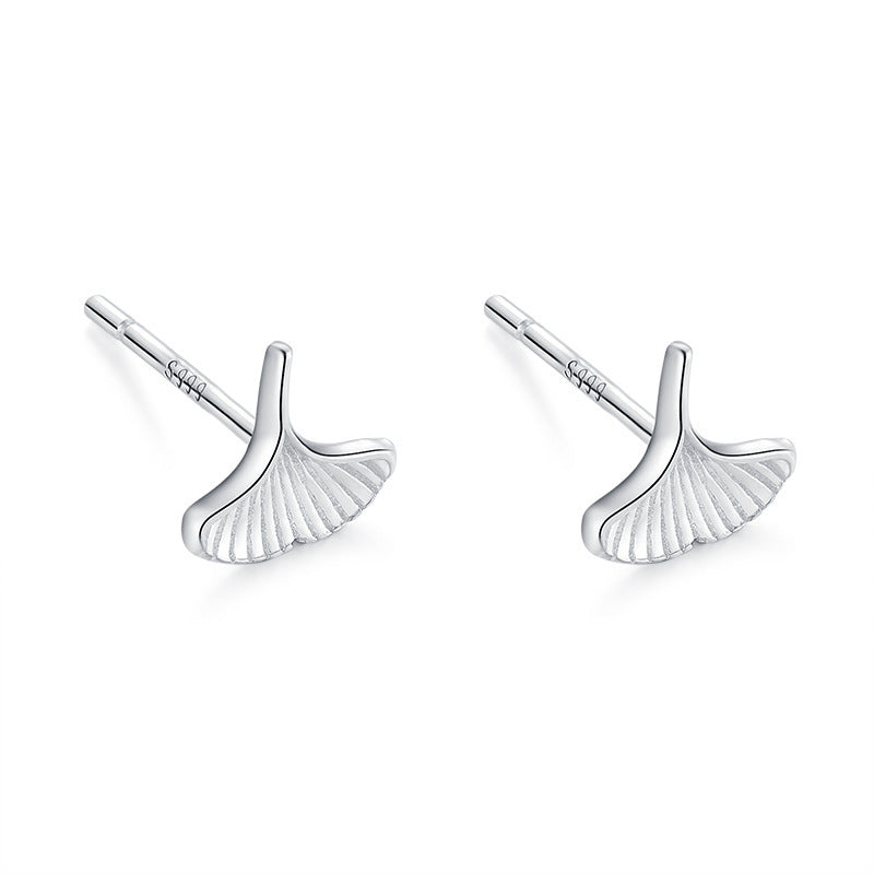 S999 pure silver foot silver simple ear hole, one week earrings, female ear bone temperament, niche, non removable earrings, ear sticks, earrings, accessories